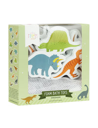 Foam bath toys: Dinosaurs