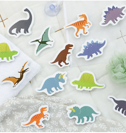 Foam bath toys: Dinosaurs