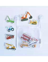 Foam bath toys: Vehicles