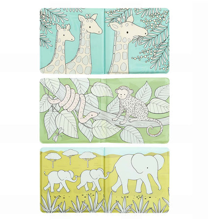 Magic bath book: Savanne friends