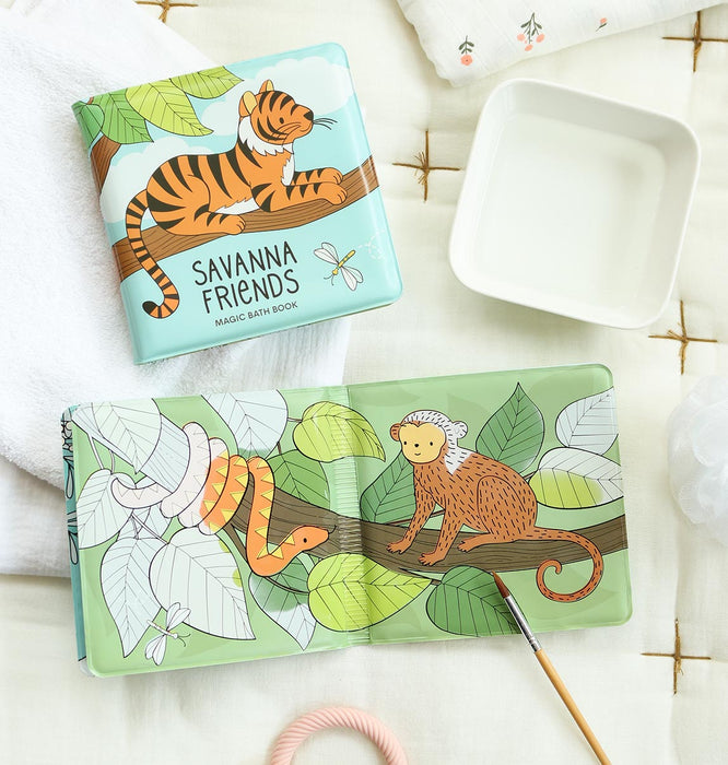 Magic bath book: Savanne friends