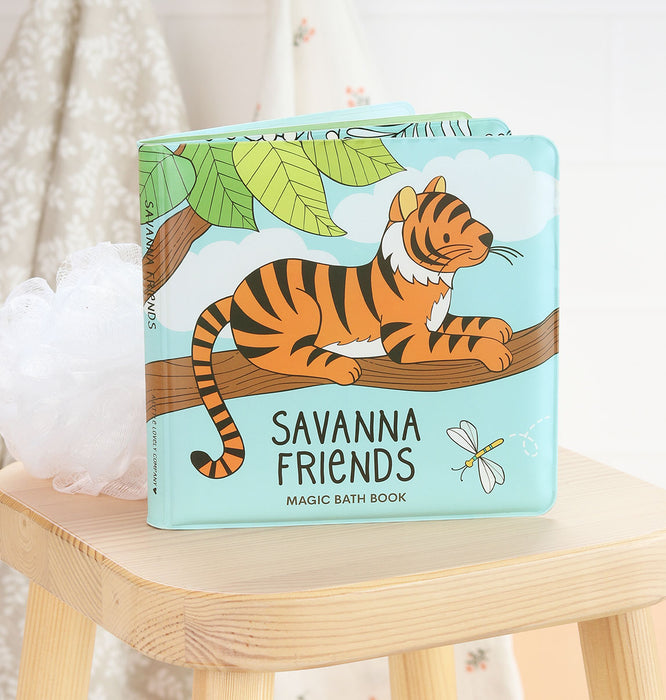 Magic bath book: Savanne friends