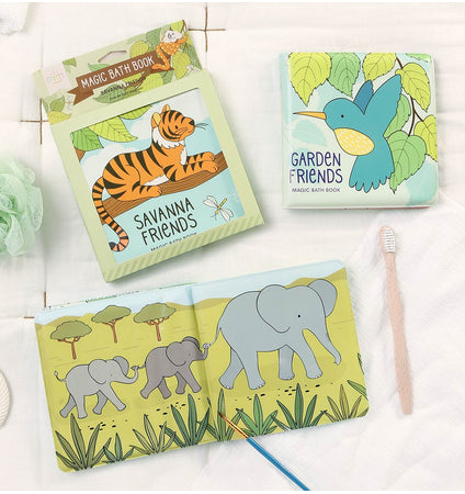 Magic bath book: Savanne friends