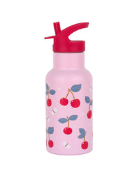 Stainless steel drink bottle: Cherries