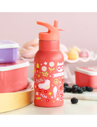 Stainless steel drink bottle: Fun
