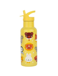 XL stainless steel drink bottle: Animal friends