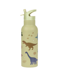 XL stainless steel drink bottle: Dinosaurs