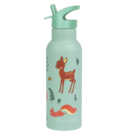 XL stainless steel drink bottle: Forest friends