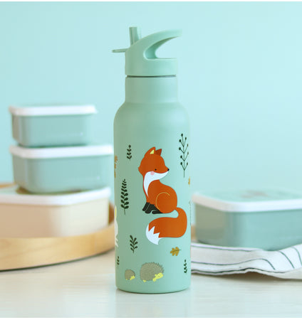 XL stainless steel drink bottle: Forest friends