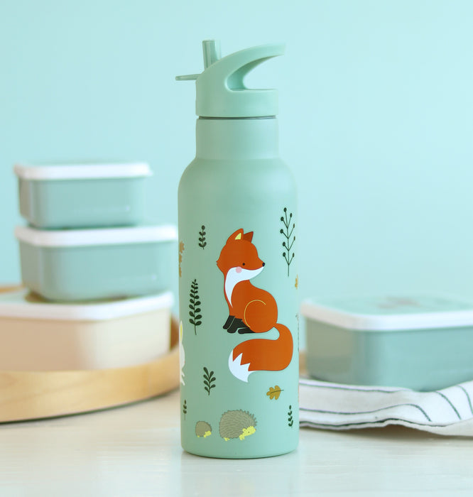 XL stainless steel drink bottle: Forest friends