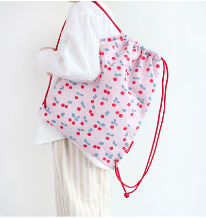 Drawstring bag: Cherries