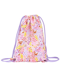 Drawstring bag: Flower garden