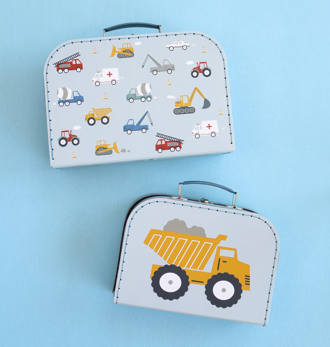 Suitcase set: Vehicles
