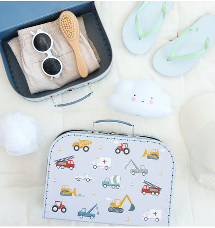 Suitcase set: Vehicles