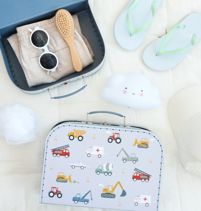 Suitcase set: Vehicles