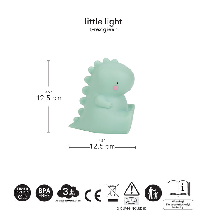 Little light: T-Rex - green