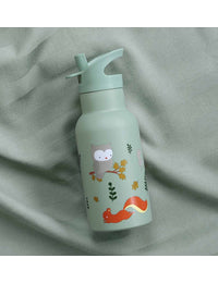 Stainless steel drink bottle: Forest friends
