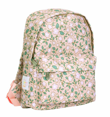 Little backpack: Blossoms - pink
