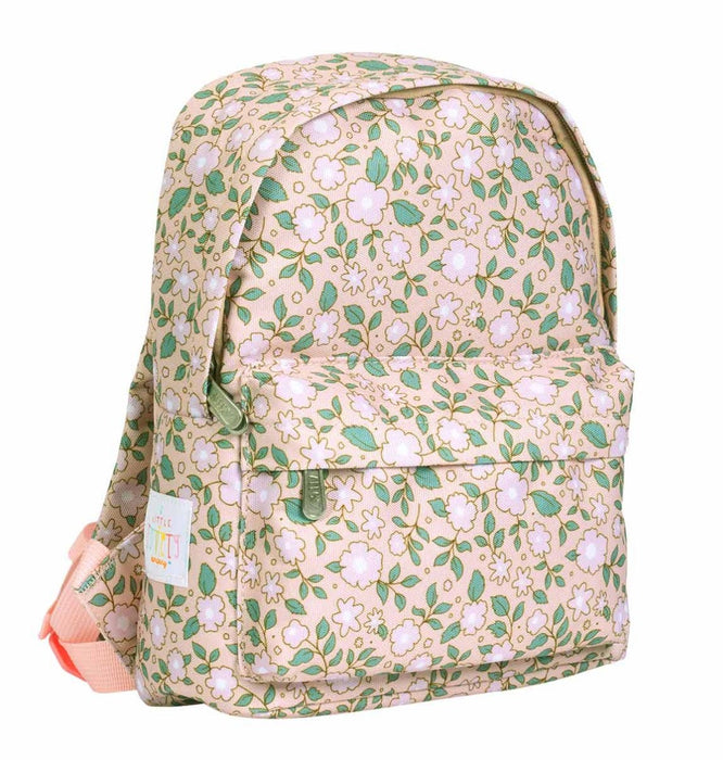 Little backpack: Blossoms - pink