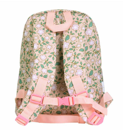 Little backpack: Blossoms - pink
