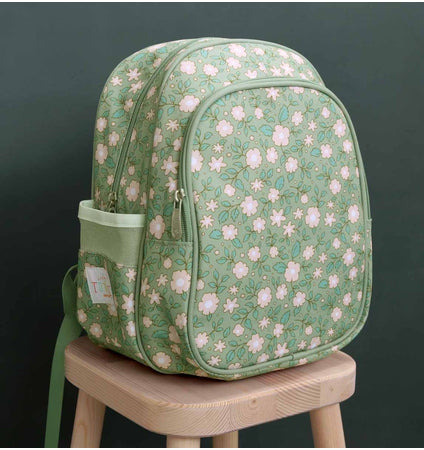 Backpack: Blossoms - sage