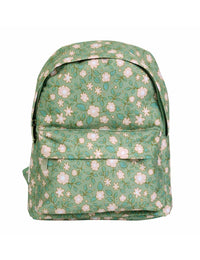 Little backpack: Blossoms - sage
