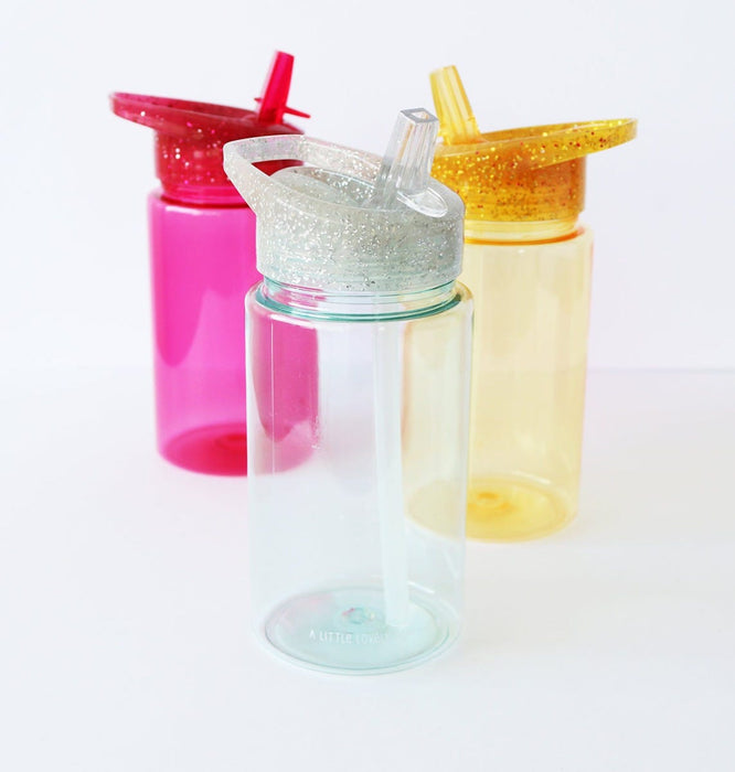 Drink bottle: Glitter - silver