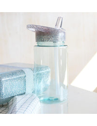 Drink bottle: Glitter - silver