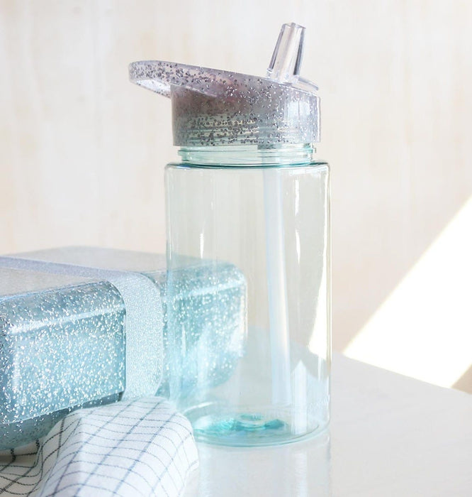 Drink bottle: Glitter - silver