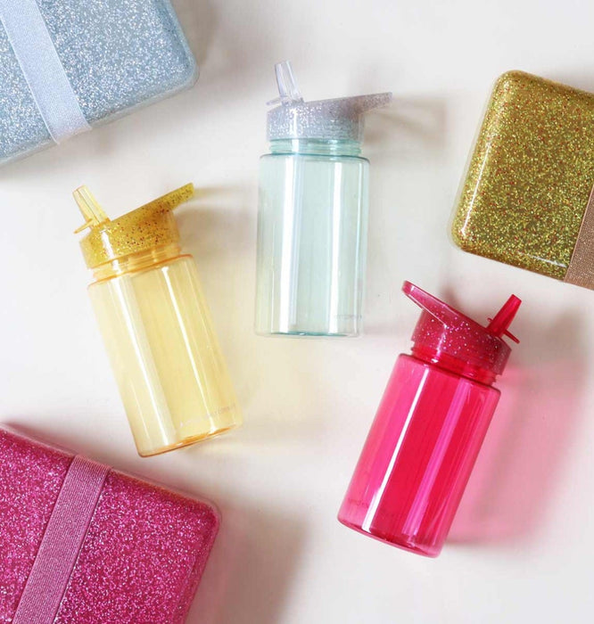 Drink bottle: Glitter - silver