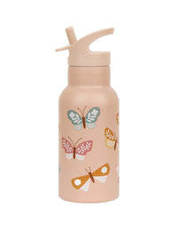 Stainless steel drink bottle: Butterflies