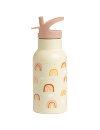 Stainless steel drink bottle: Rainbows