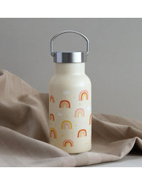 Stainless steel drink bottle: Rainbows