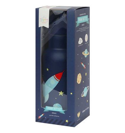 Stainless steel drink bottle: Space