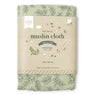 Muslin cloth XL: Leaves - sage