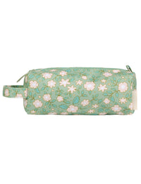 Pencil case: Blossoms - sage