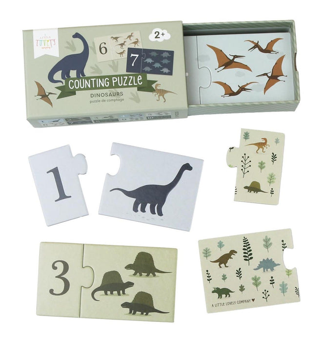 Counting puzzle: Dinosaurs