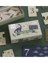 Counting puzzle: Dinosaurs