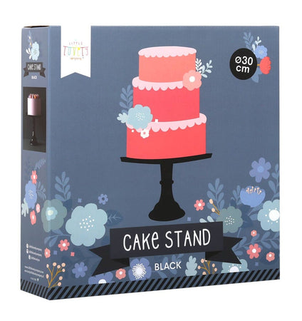 Cake stand: Large - black