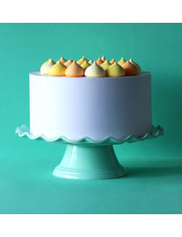 Cake stand: Wave - mint