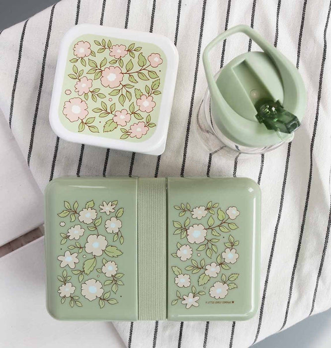 Lunch box: Blossoms -sage
