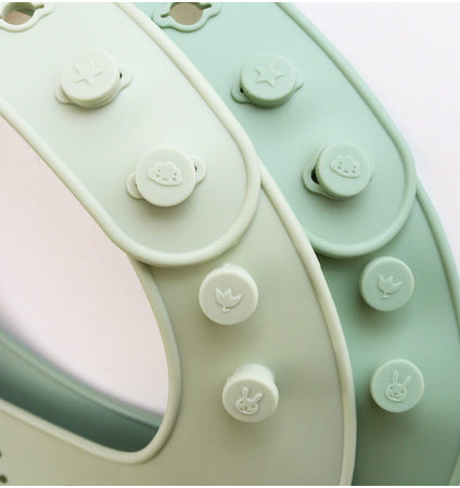 Silicone bibs set of 2: Forest Friends