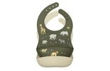 Silicone bibs set of 2: Savanna