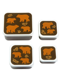 Lunch & snack box set: Bears