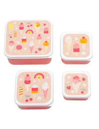 Lunch & snack box set: Ice-cream