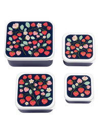 Lunch & snack box set: Strawberries