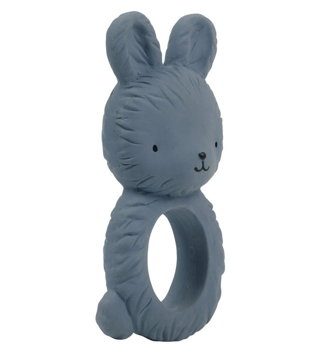 Teething ring: Bunny - charcoal blue