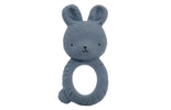 Teething ring: Bunny - charcoal blue