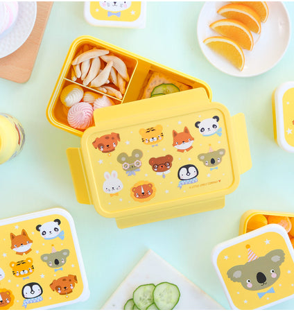 Bento lunch box: Animal friends