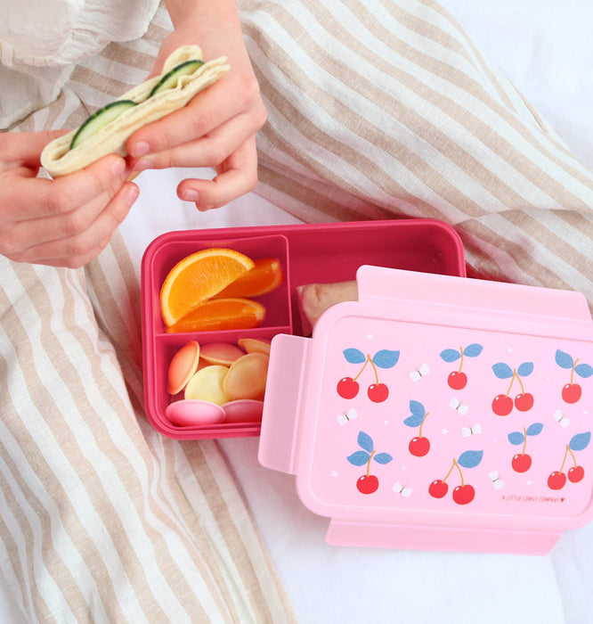 Bento lunch box: Cherries
